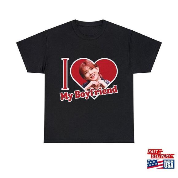 Other - Svt Joshua I Love My Boyfriend Shirt Custom Cute Photo Gift Ideas Unisex Tshirt